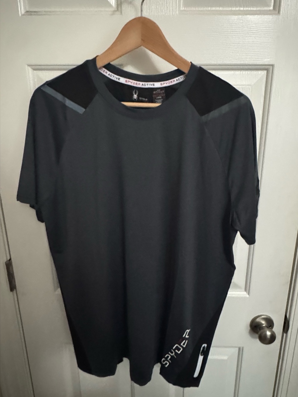 Spyder Men’s Black Short Sleeve Performance Tee